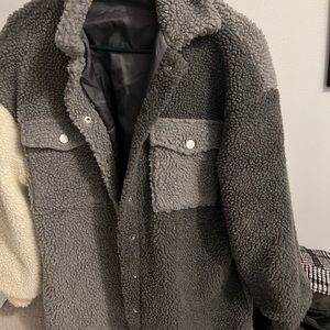 Grey coat